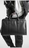 Leather Handbag (Black)