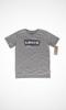 Kids Levi's Short Sleeve T-shirt (Grey Logo Grey)