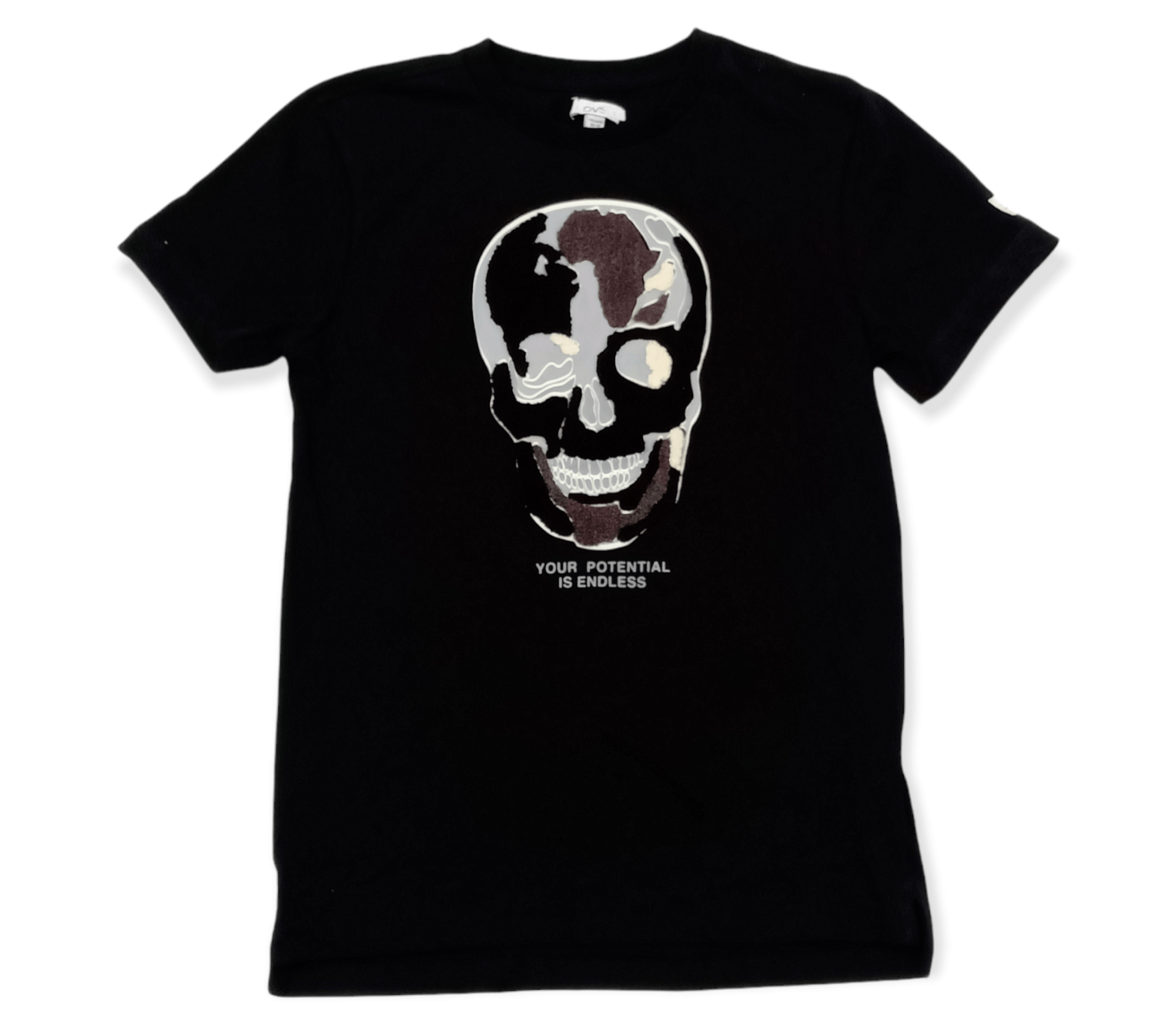 ElOutlet-Sumer Kids Kids Tshirt Boys (Slim) Tshirt - Black - Skull