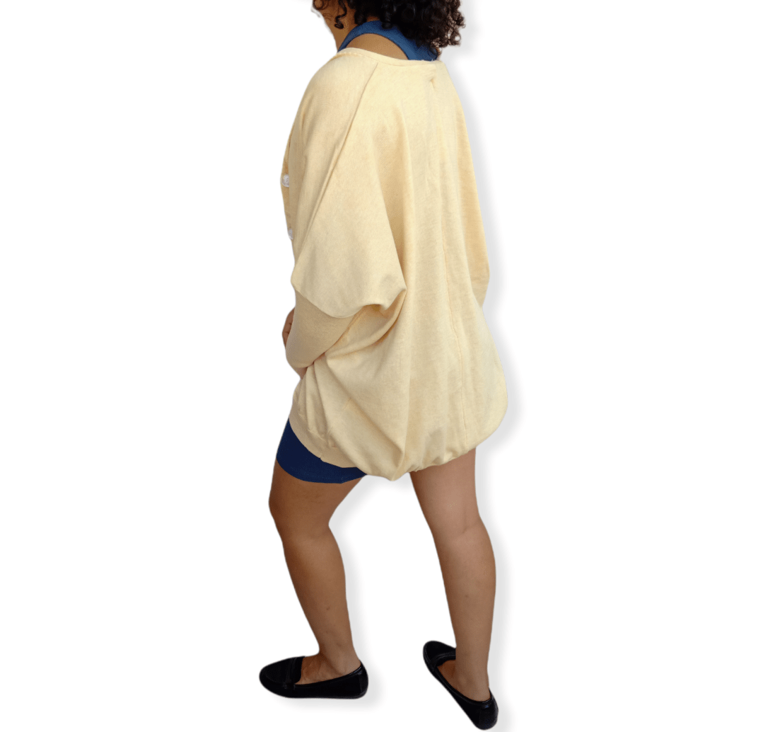 ElOutlet Women Jacket (Oversized Jacket) Yellow