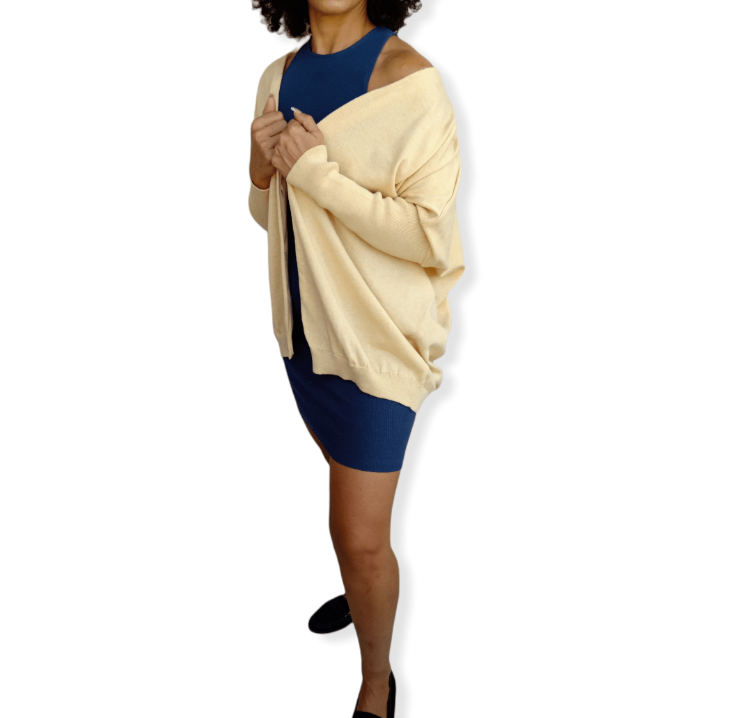 ElOutlet Women Jacket (Oversized Jacket) Yellow