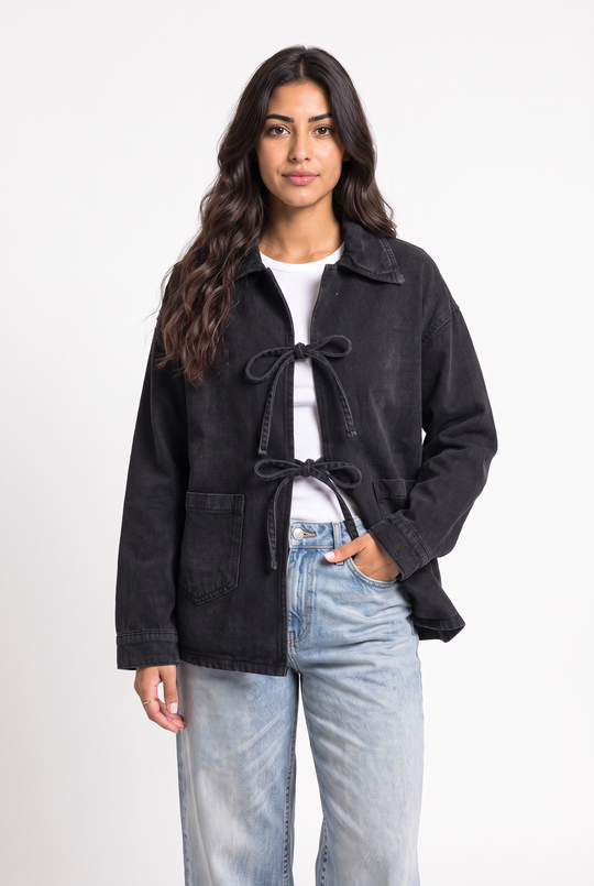 Women’s Tie-Front Chore Jacket