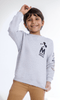 Kids Winter 24 Kids Pajama Pluto Sweatshirt For Kids - Grey