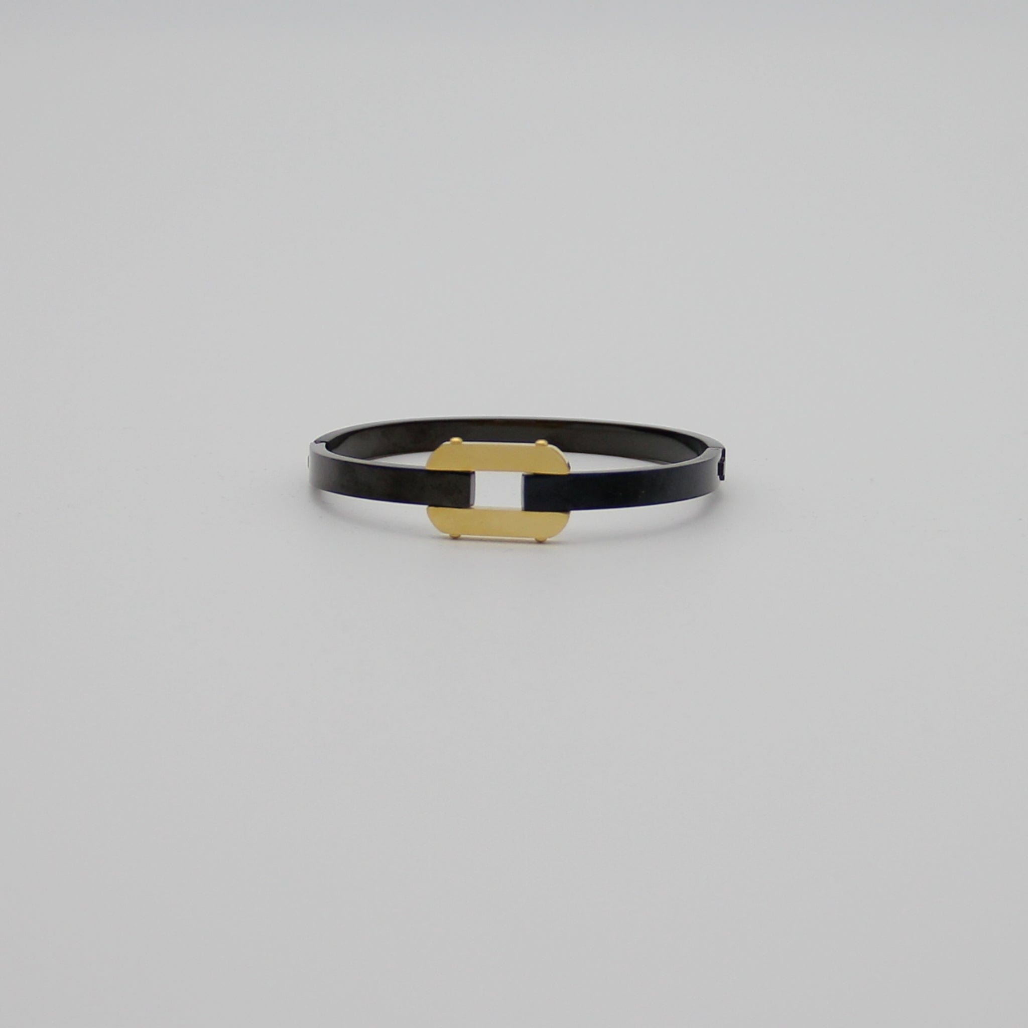 Outlet W&B Female Bracelets Black & Gold Bracelet (1)