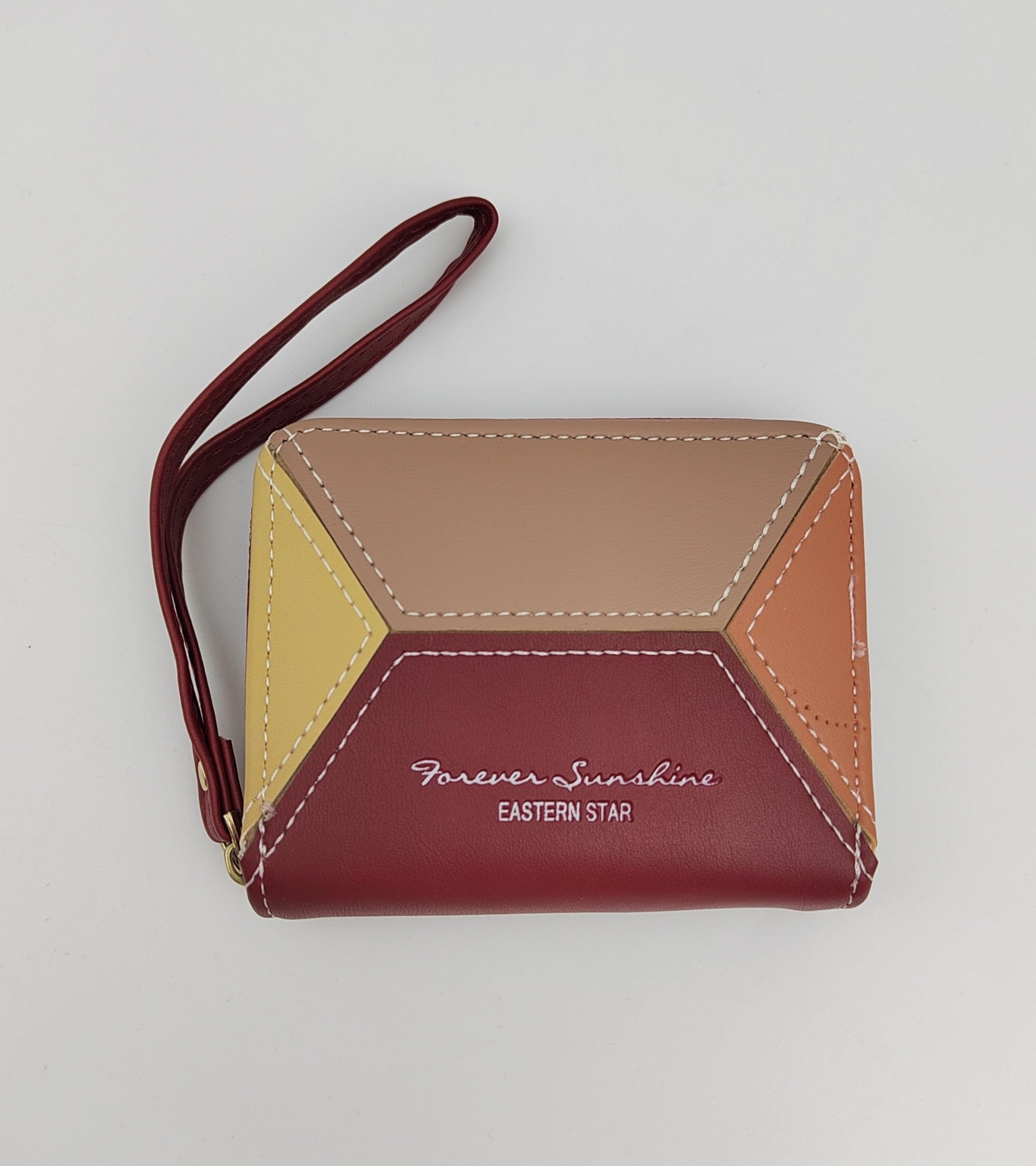 Outlet W&B Wallet Burgundy Pale Eastern Star Colorful Wallet