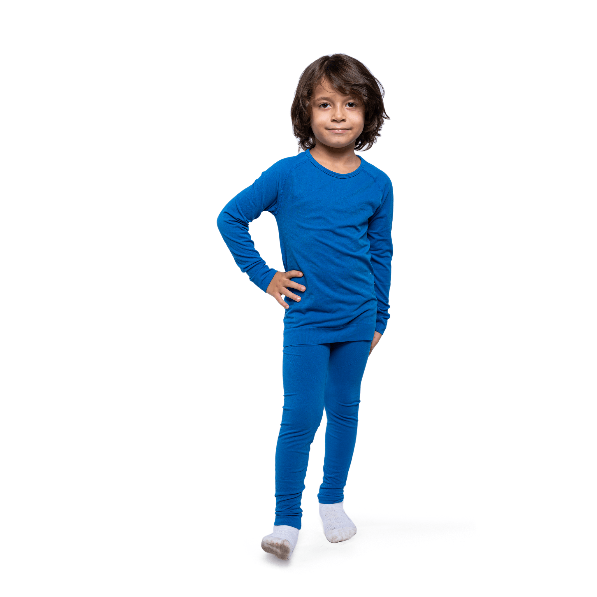 Winter23_KIDS Kids Thermal Underwear Kids Crivit Winter (Thermal Underwear ) SET - Blue