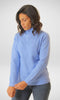 Women Winter 24 Summer Sale 23 Amisu High Collar Women Pullover - Blue