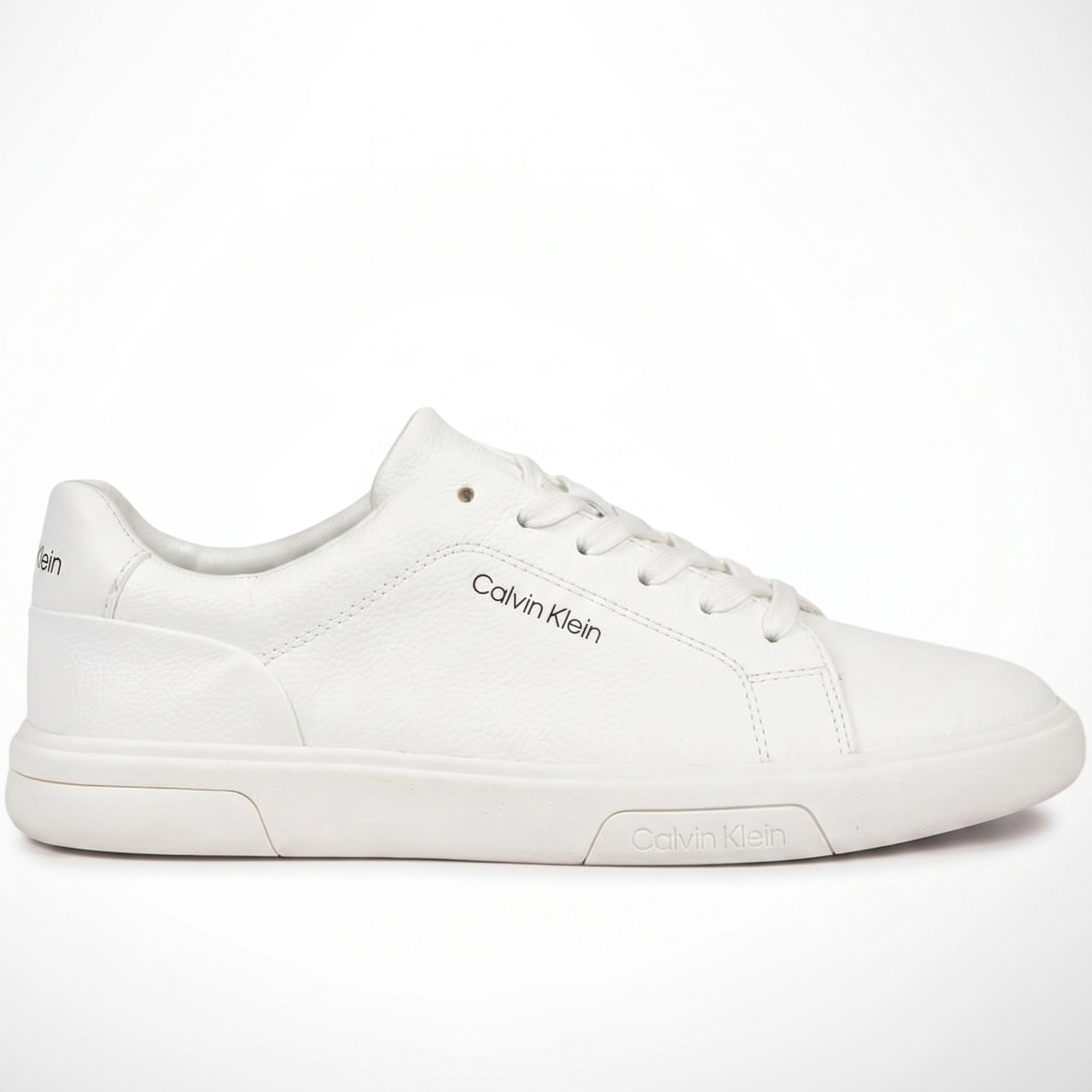 Men CK Flat Sneaker (White)