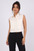 Women Sleeveless Crop Shirt Oversized