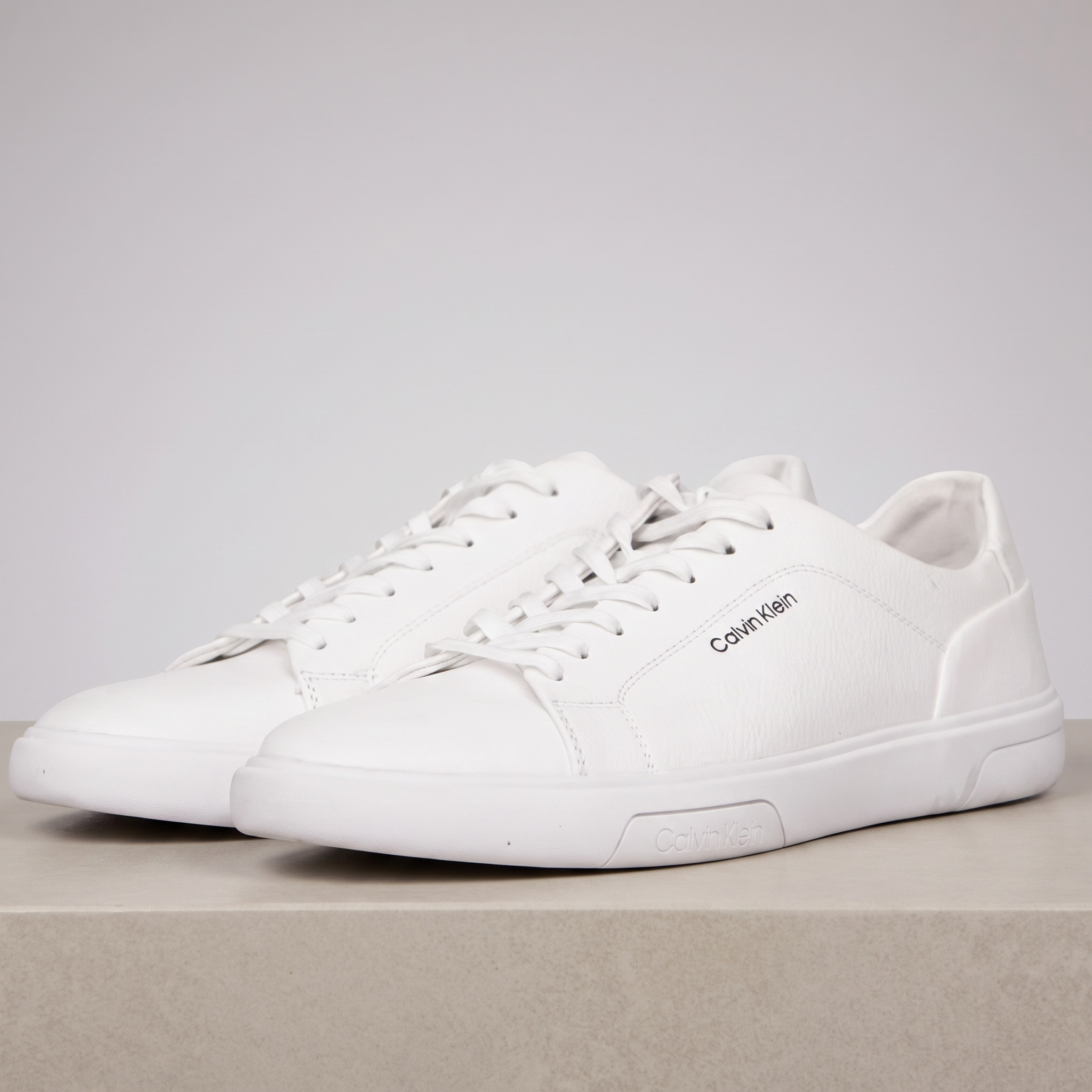 Men CK Flat Sneaker (White)
