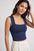 NUT Plain Women Square Neck Tank Tops