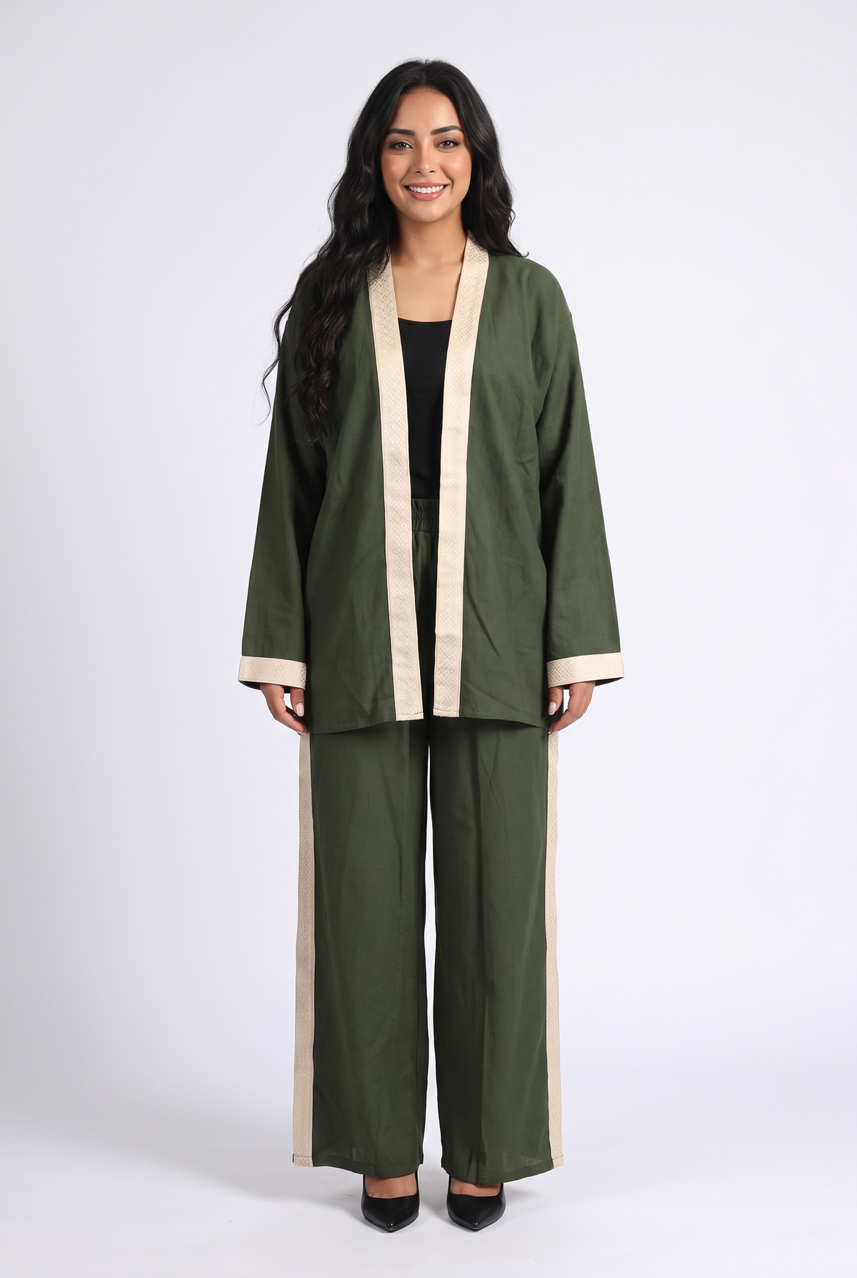 Women Ramadan Set (Oil Green)