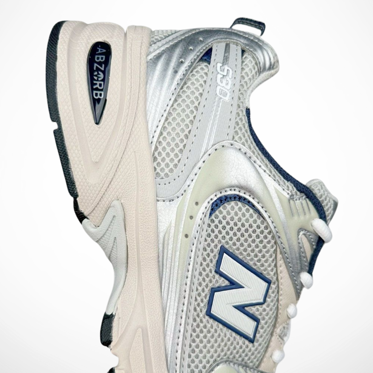 Men-Women NEW BALANCE 530 (SILVER-BLUE)