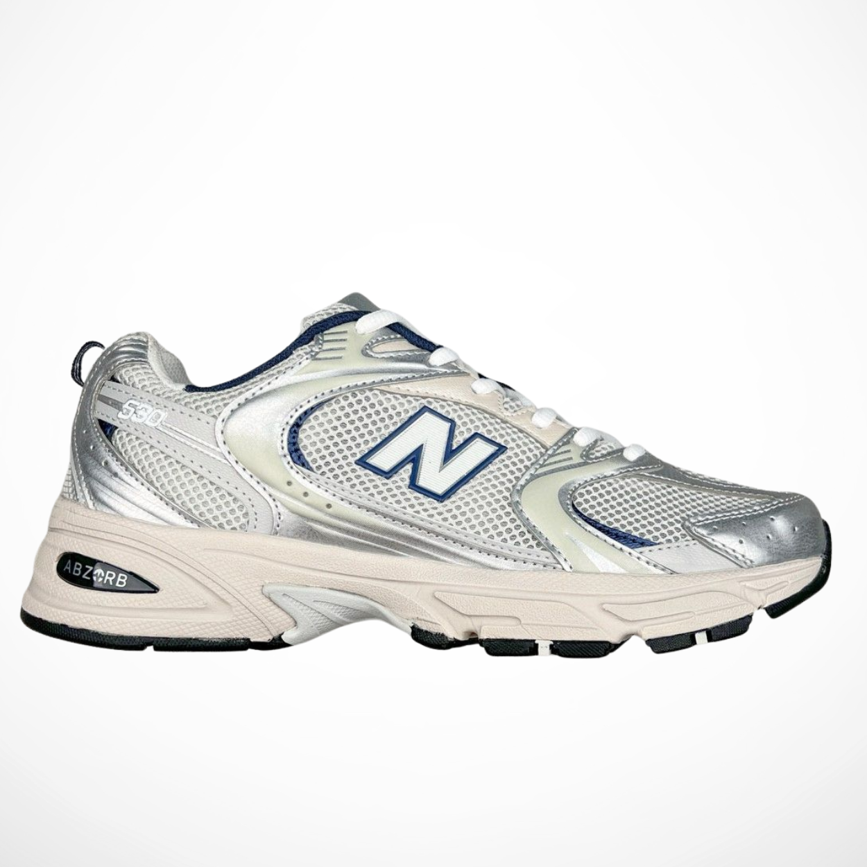 Men-Women NEW BALANCE 530 (SILVER-BLUE)