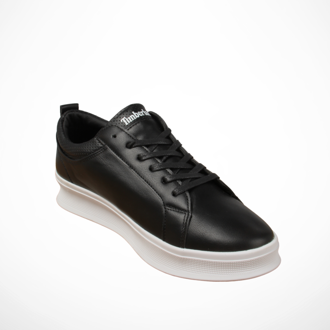 Men Low Timberland Leather Sneaker (black-white)
