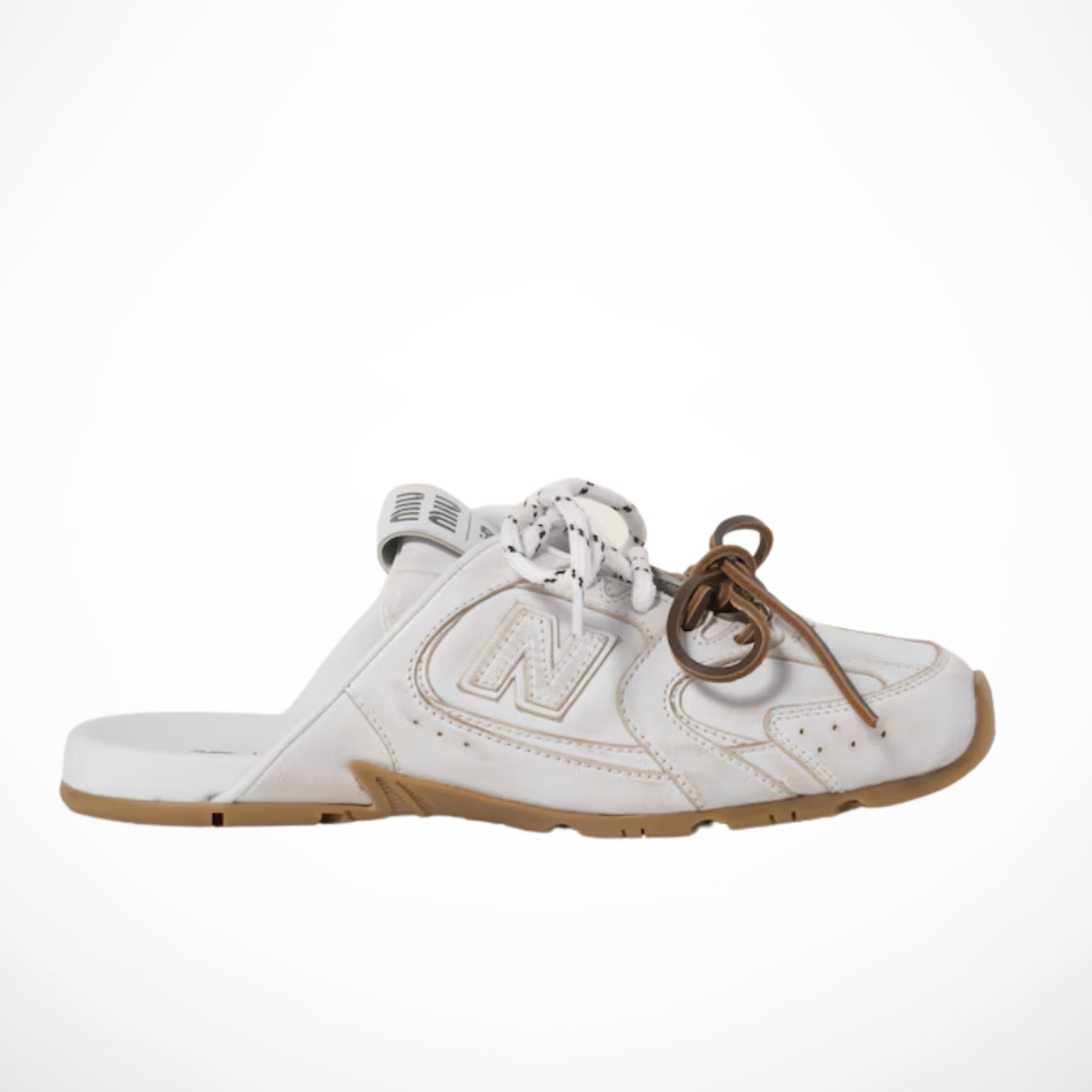 Miu Miu x NB 530 Mules (White)