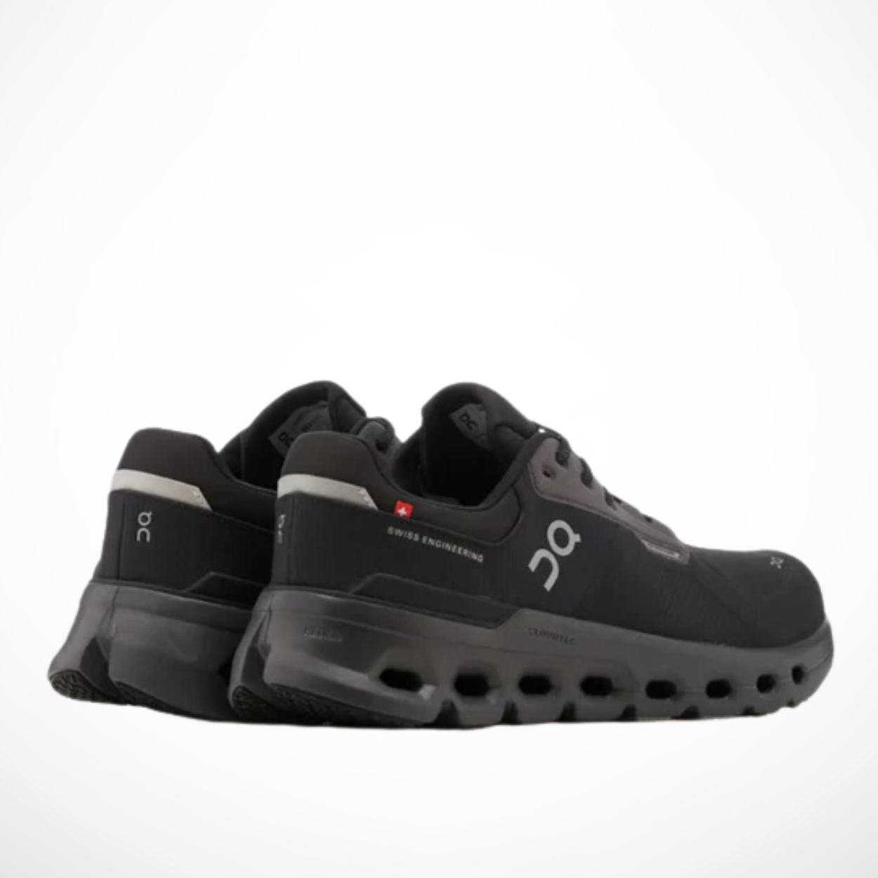 Women- Men Cloudrunner 2 Waterproof Running Shoes (Black)