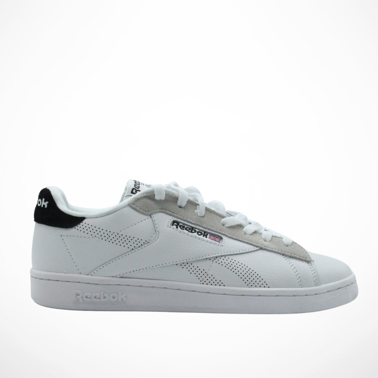 Men reebok flat (White-Black)