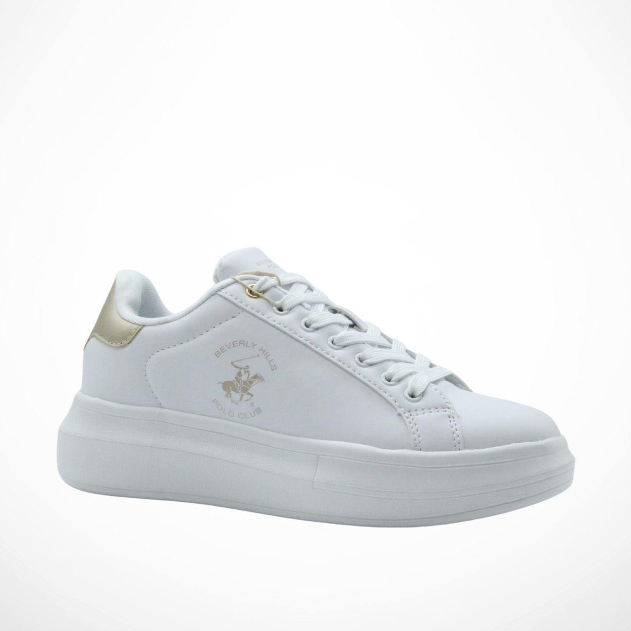 Women Sneaker U.S (White/Gold)