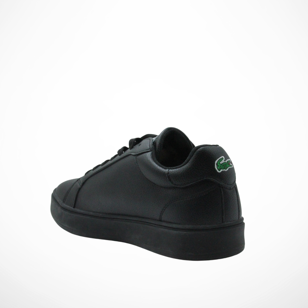 Men Leather Sneakers (Full Black)