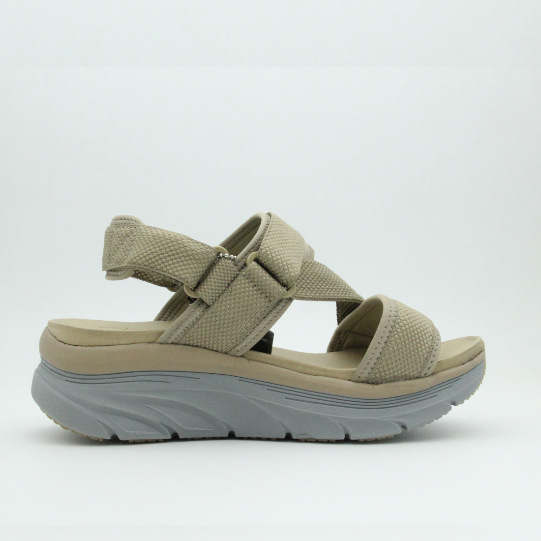 Men-Women Skechers Arch Fit Sandal (Beige)