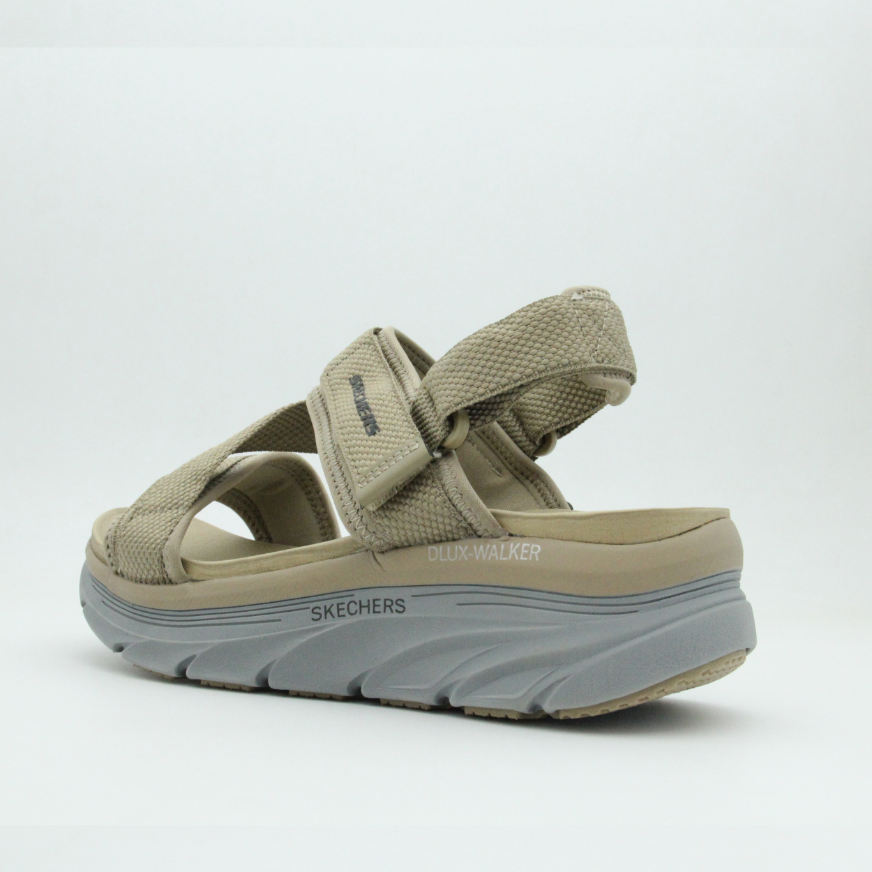 Men-Women Skechers Arch Fit Sandal (Beige)