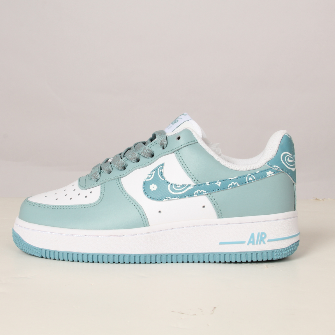 Women Sneaker Air Print (White*Mint)
