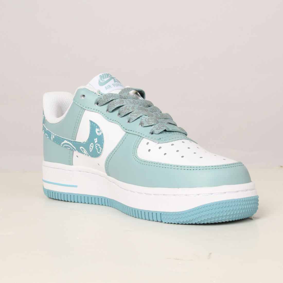 Women Sneaker Air Print (White*Mint)