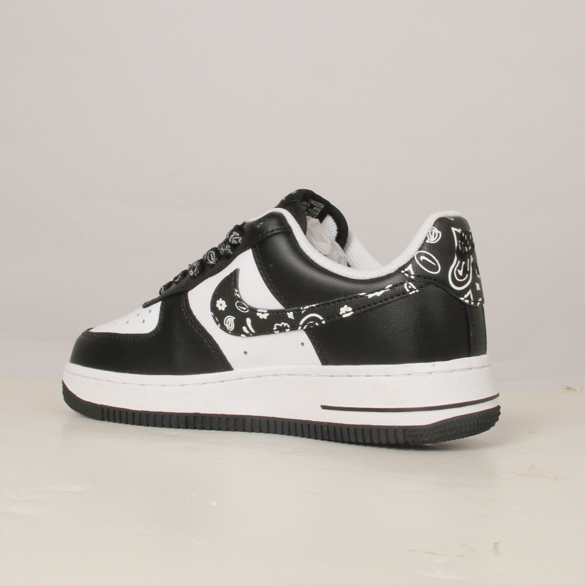 Women Sneaker Air force Print (White*Black)