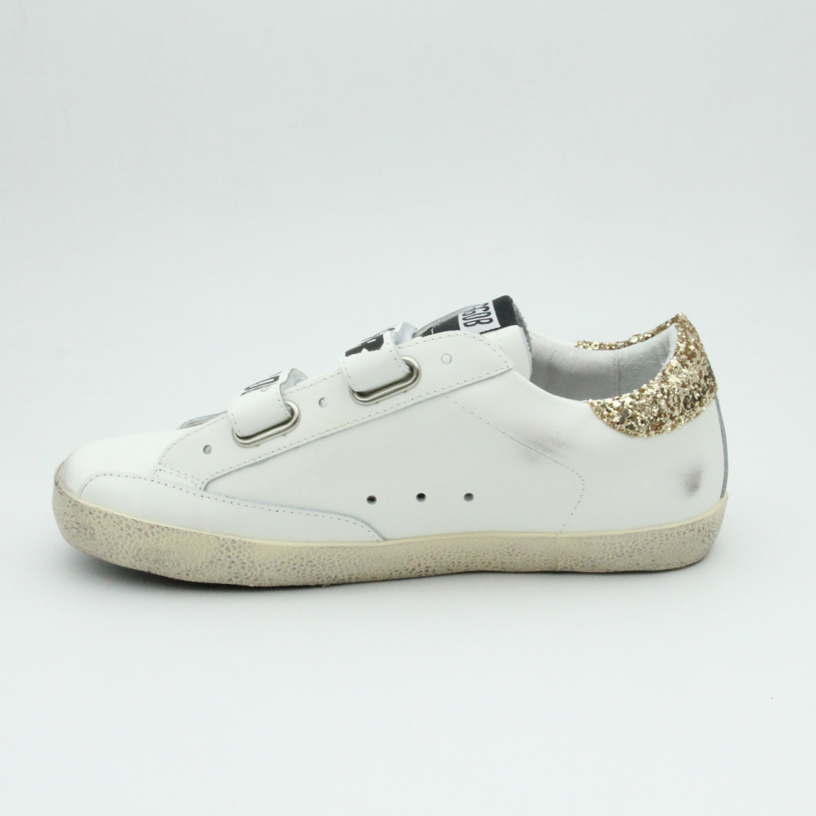 Women Super Star Old School (White-Gold)