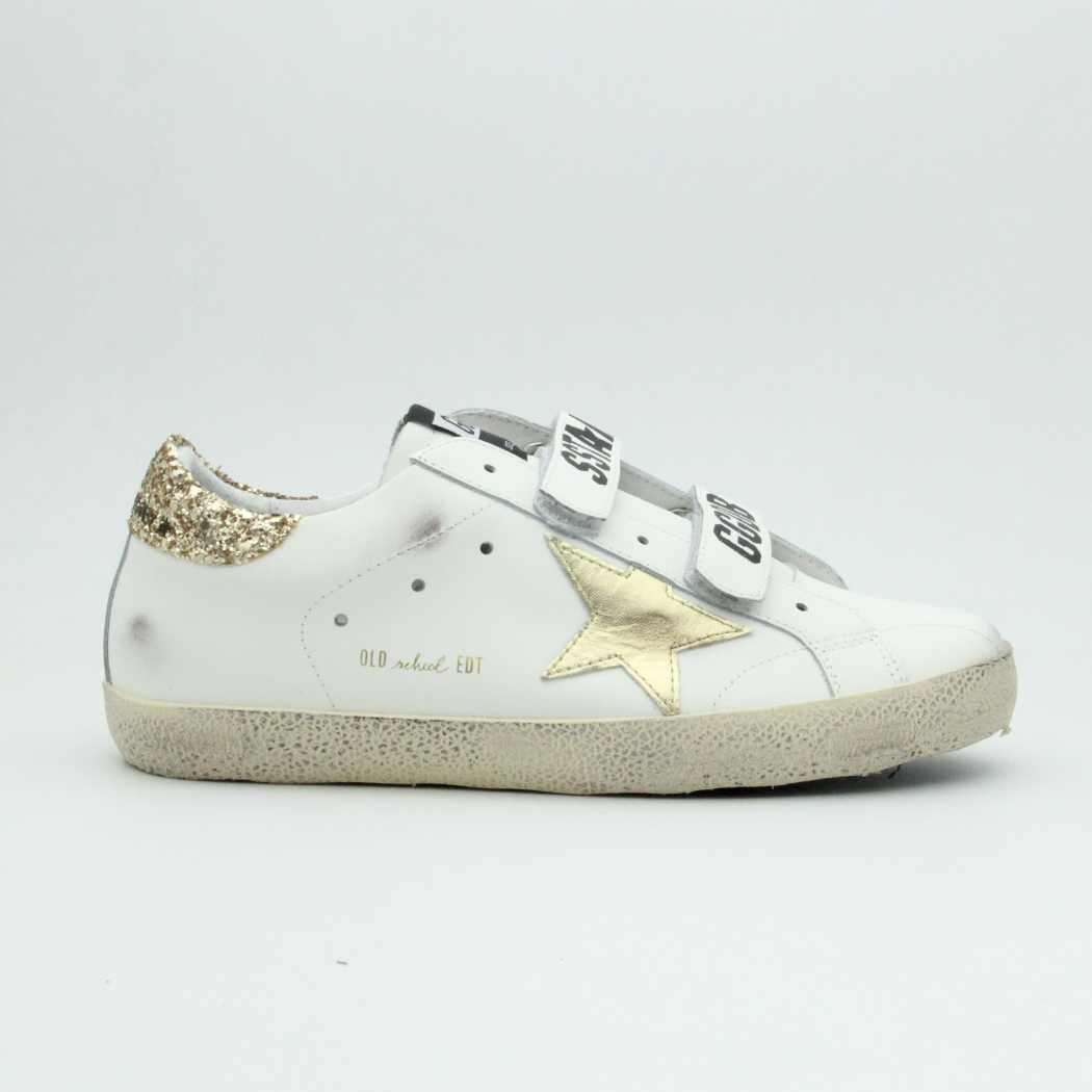 Women Super Star Old School (White-Gold)