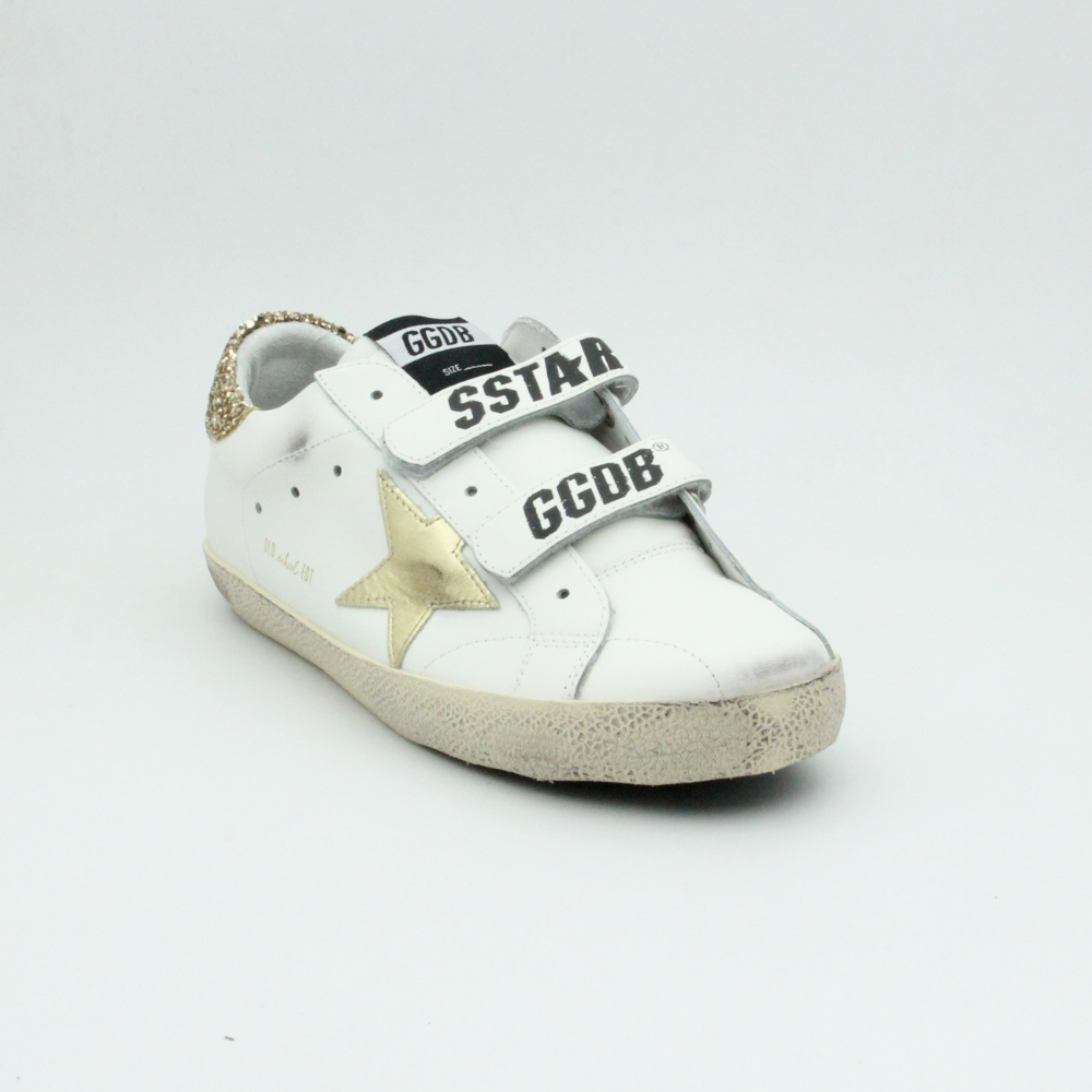 Women Super Star Old School (White-Gold)