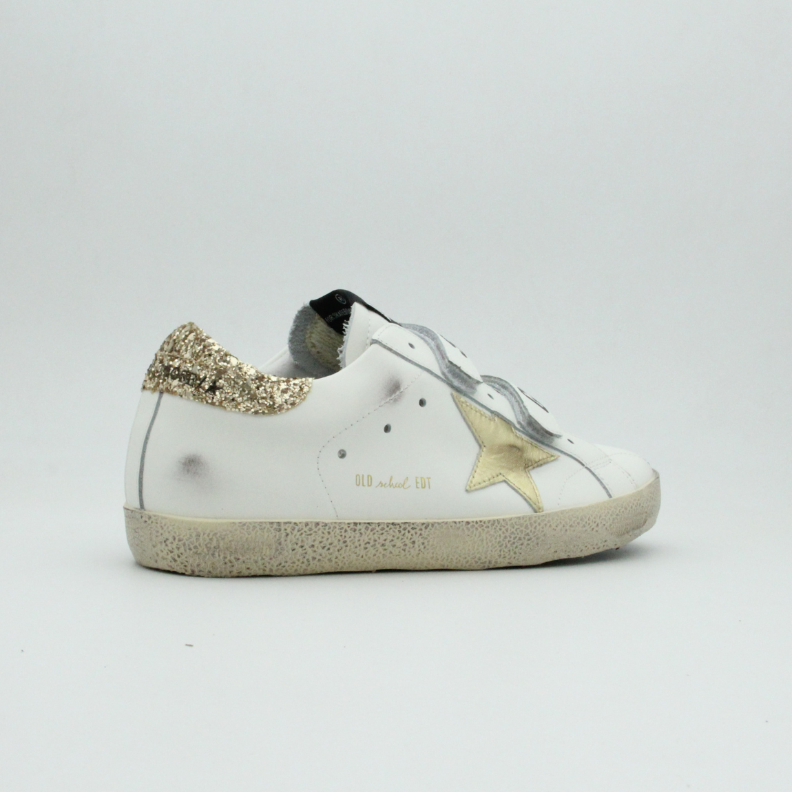 Women Super Star Old School (White-Gold)