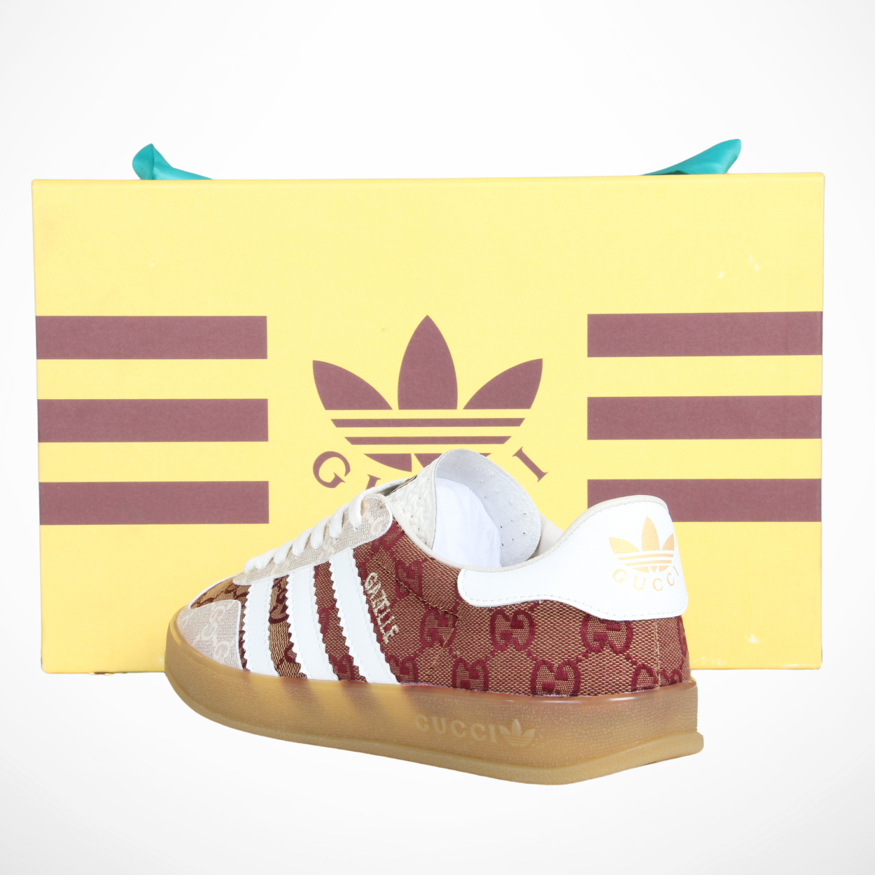 Women Gazelle GG (White Brown)