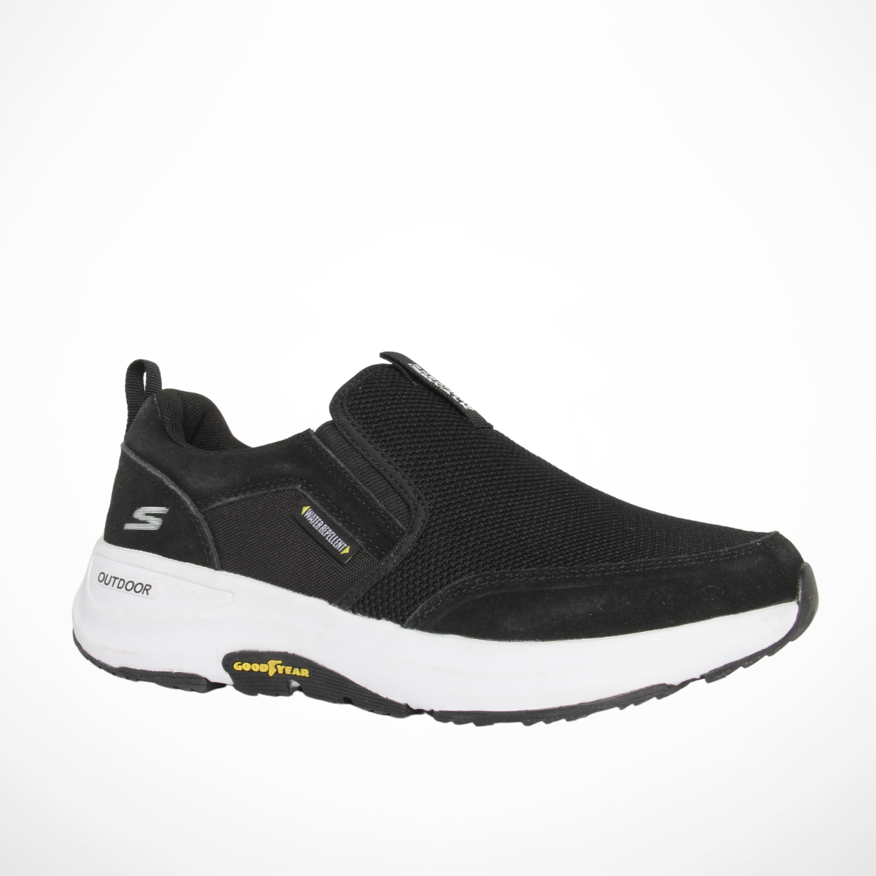 Men Skechers Go Walk Outdoor (White*Black)