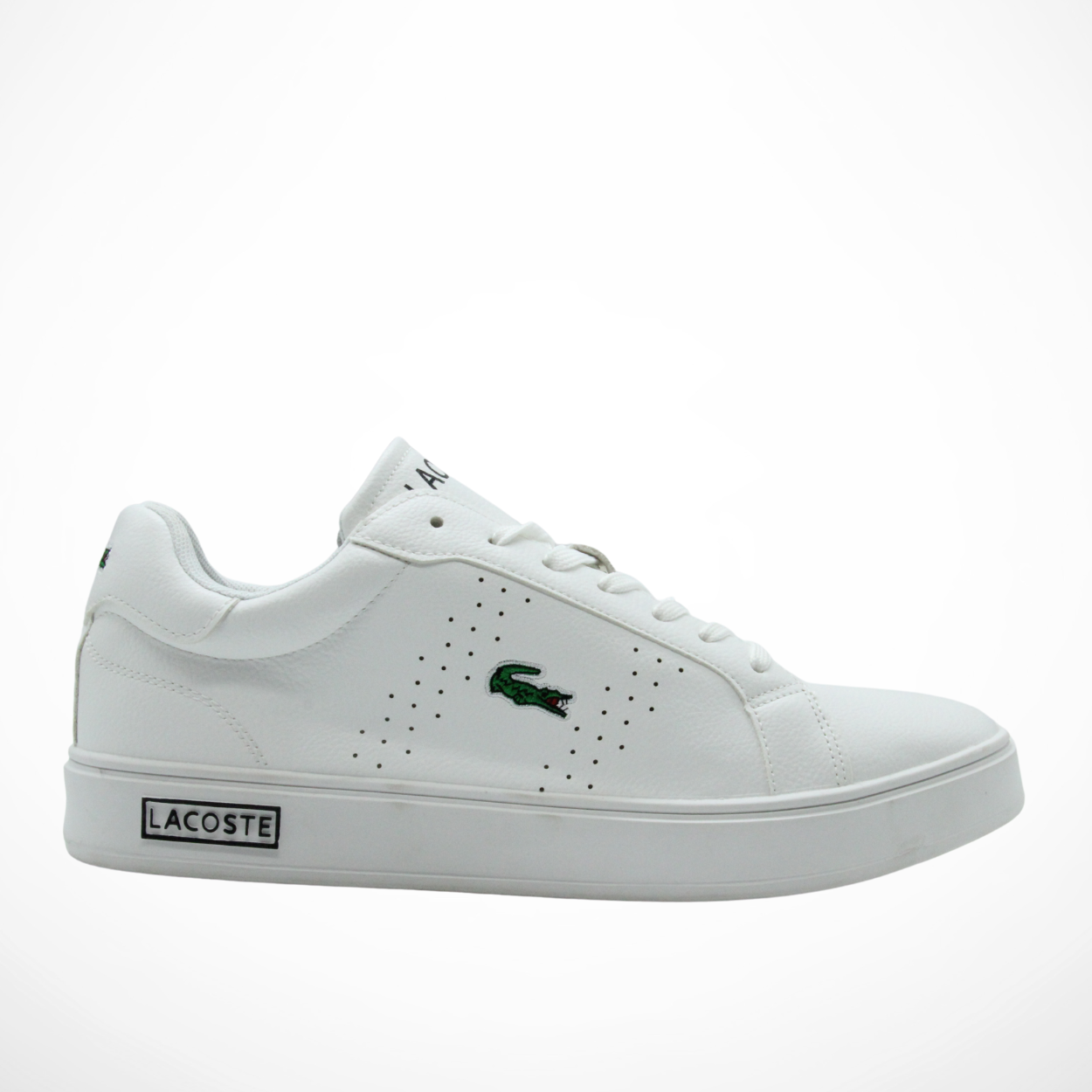 Men Leather Sneakers (White)