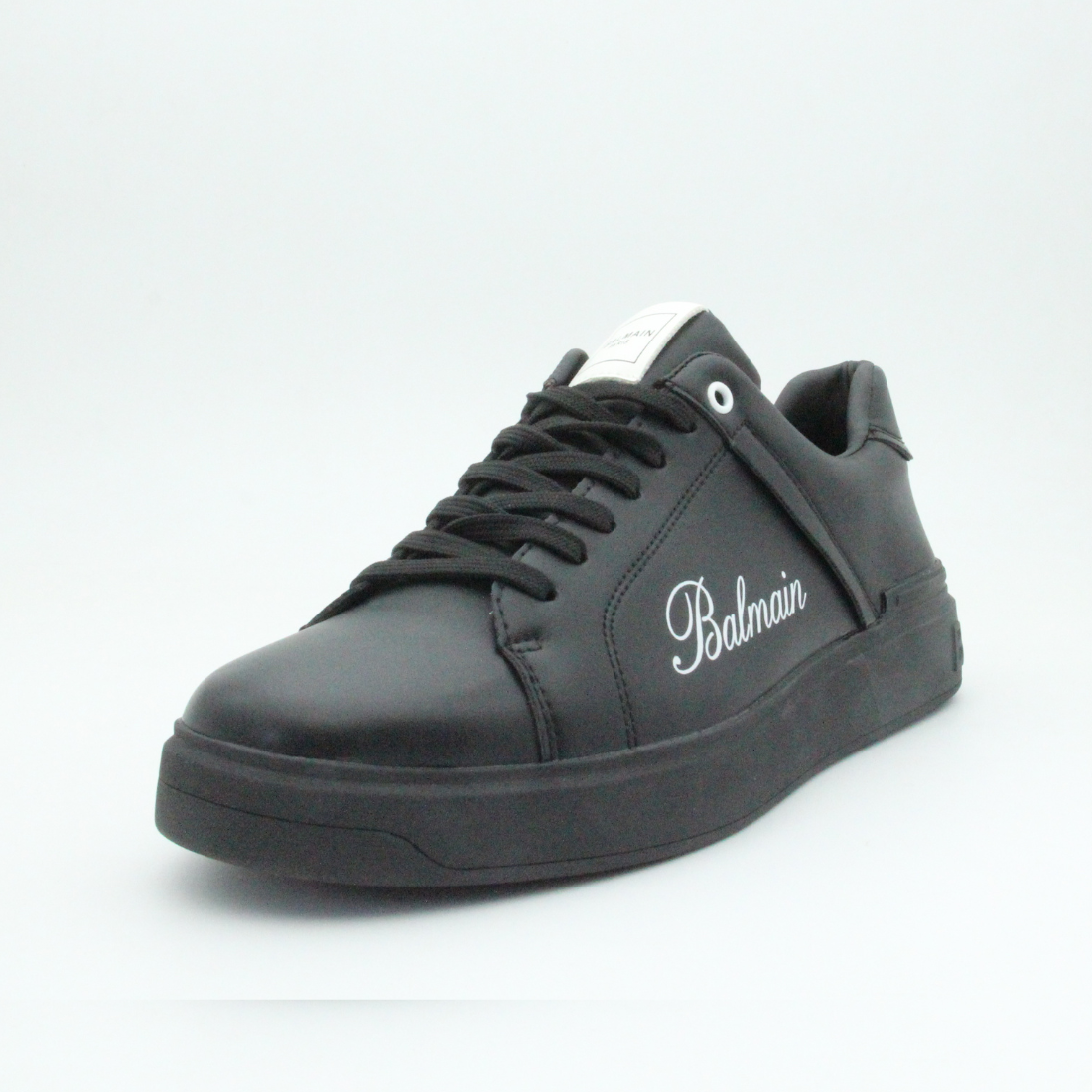 Men Leather trainers Balmain (Black)