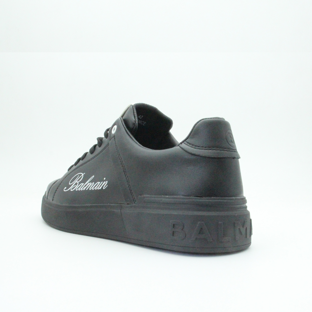 Men Leather trainers Balmain (Black)