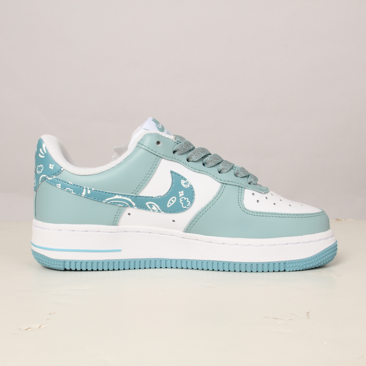 Women Sneaker Air Print (White*Mint)