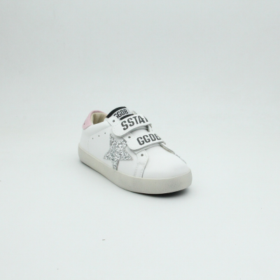 Kids Golden Goose Super Star (White Rose)