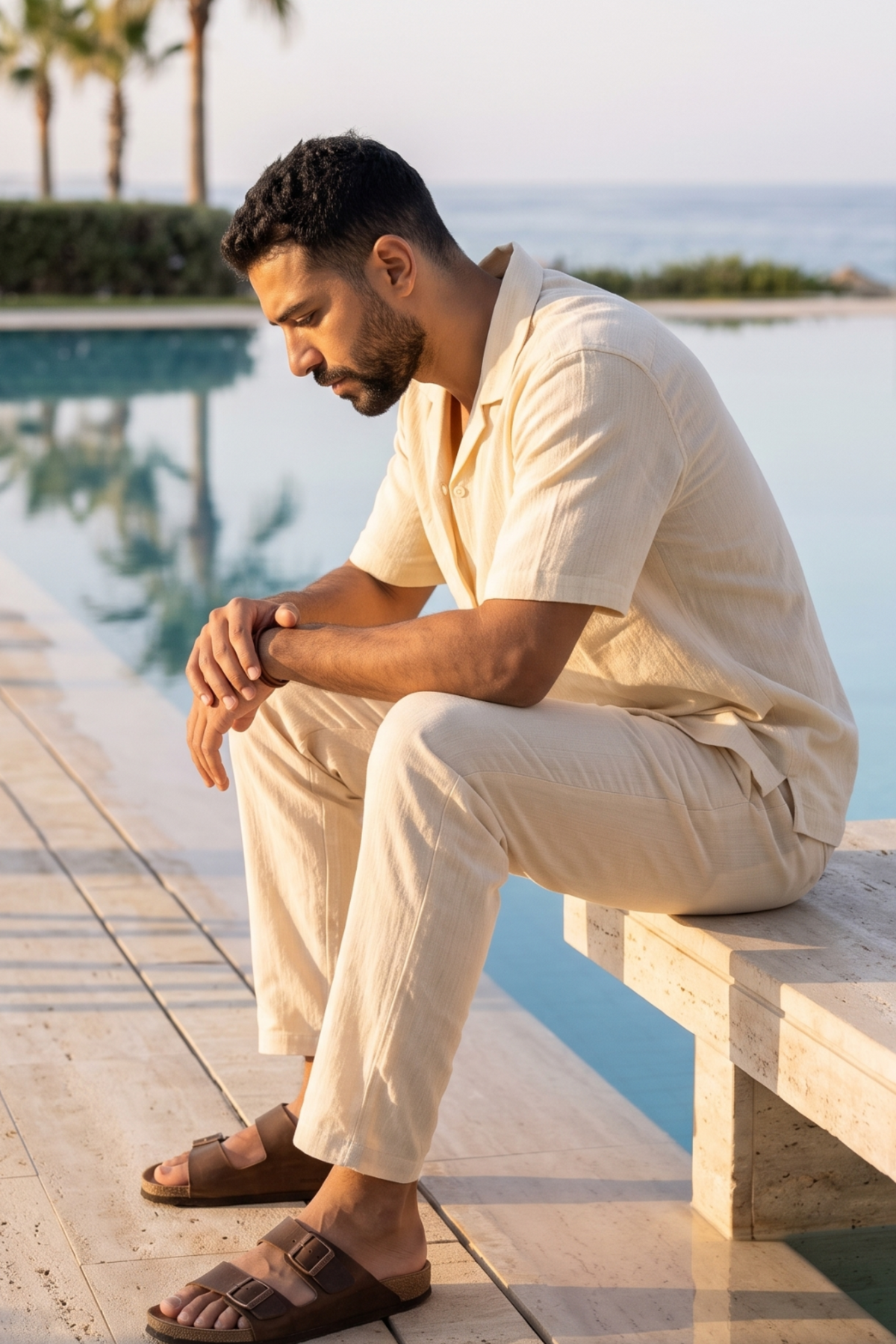 NUT- Men Coastal Chic Linen Set