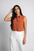 Women Sleeveless Crop Shirt Oversized