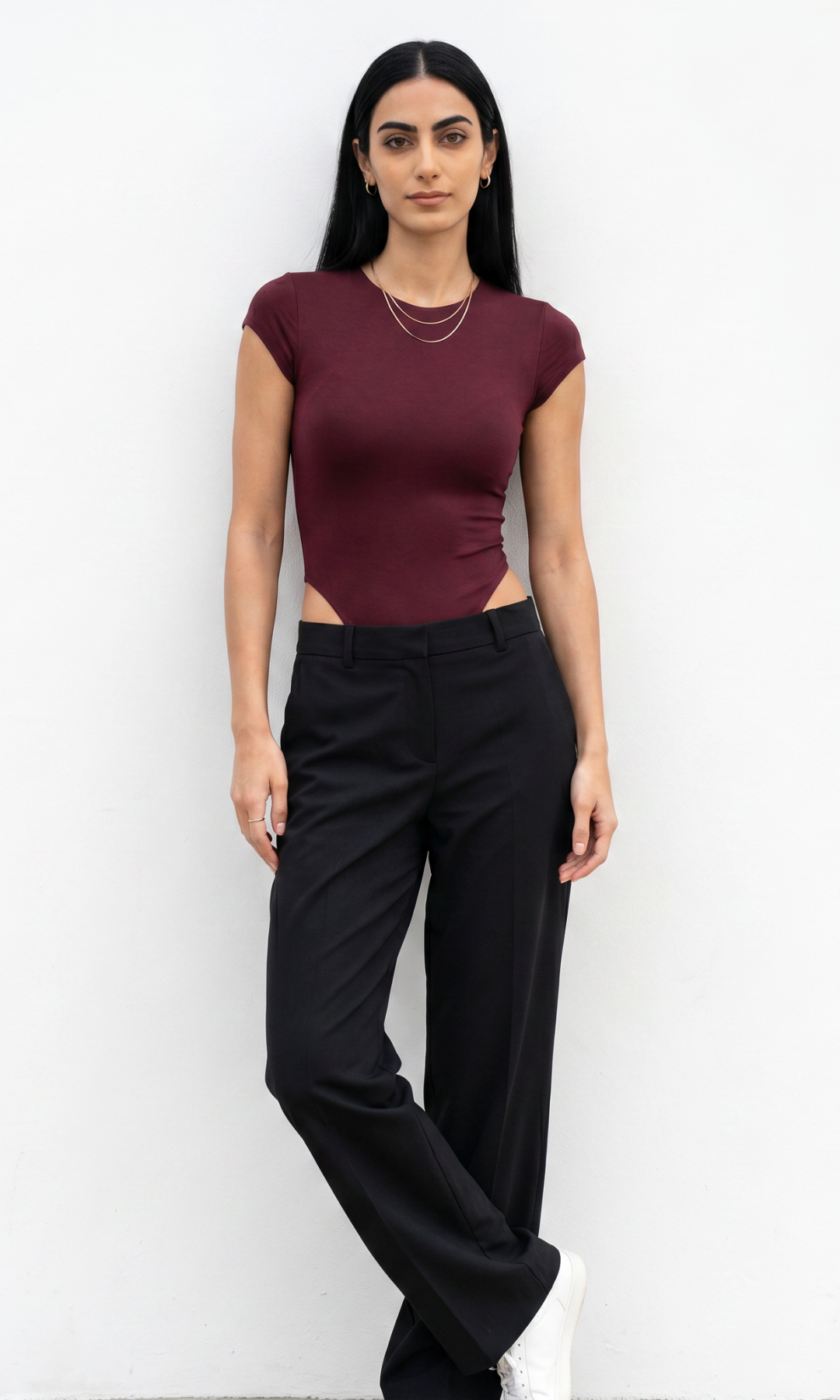 NUT Plain Women Short Sleeve Bodysuit