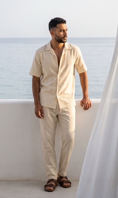 NUT- Men Coastal Chic Linen Set