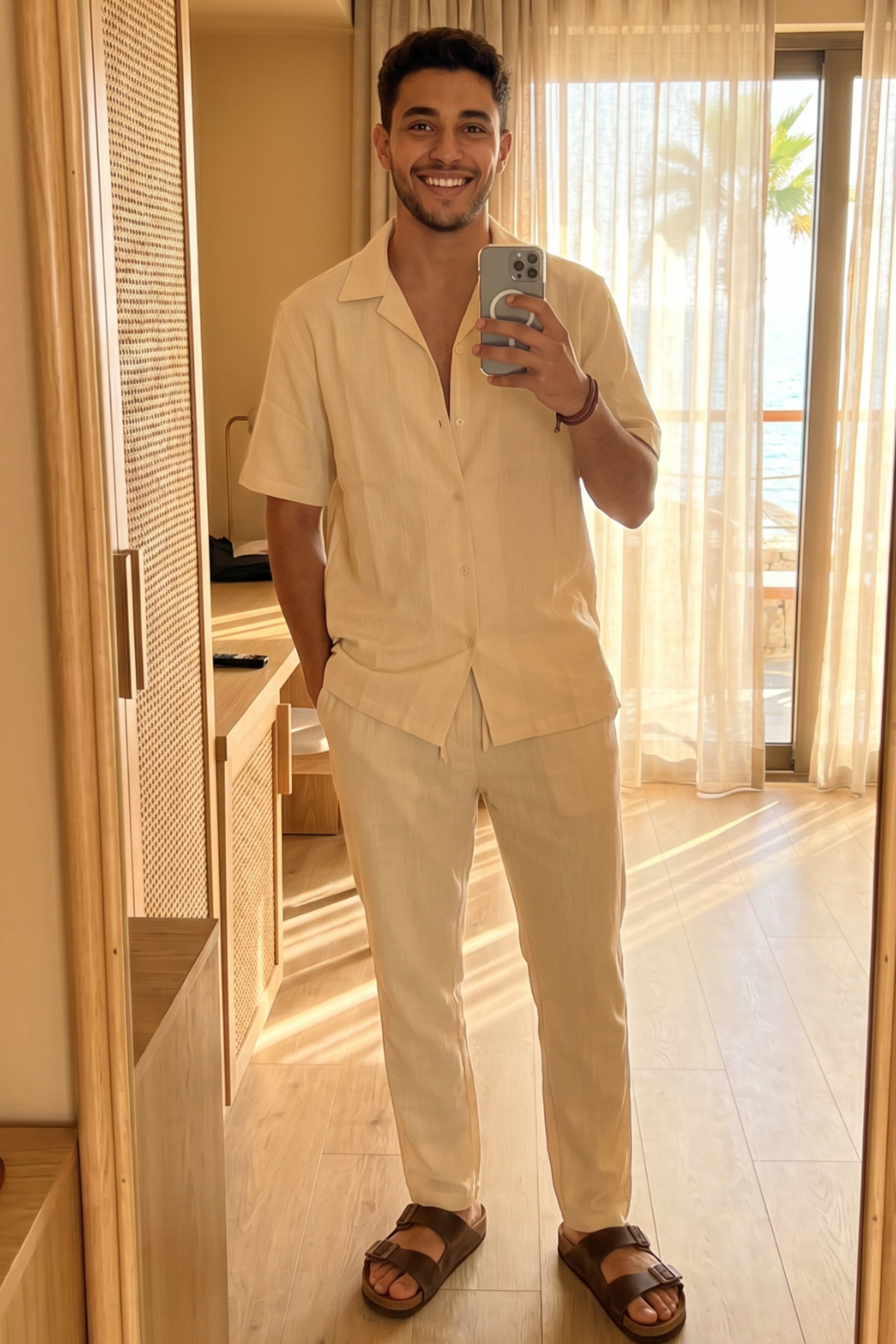 NUT- Men Coastal Chic Linen Set