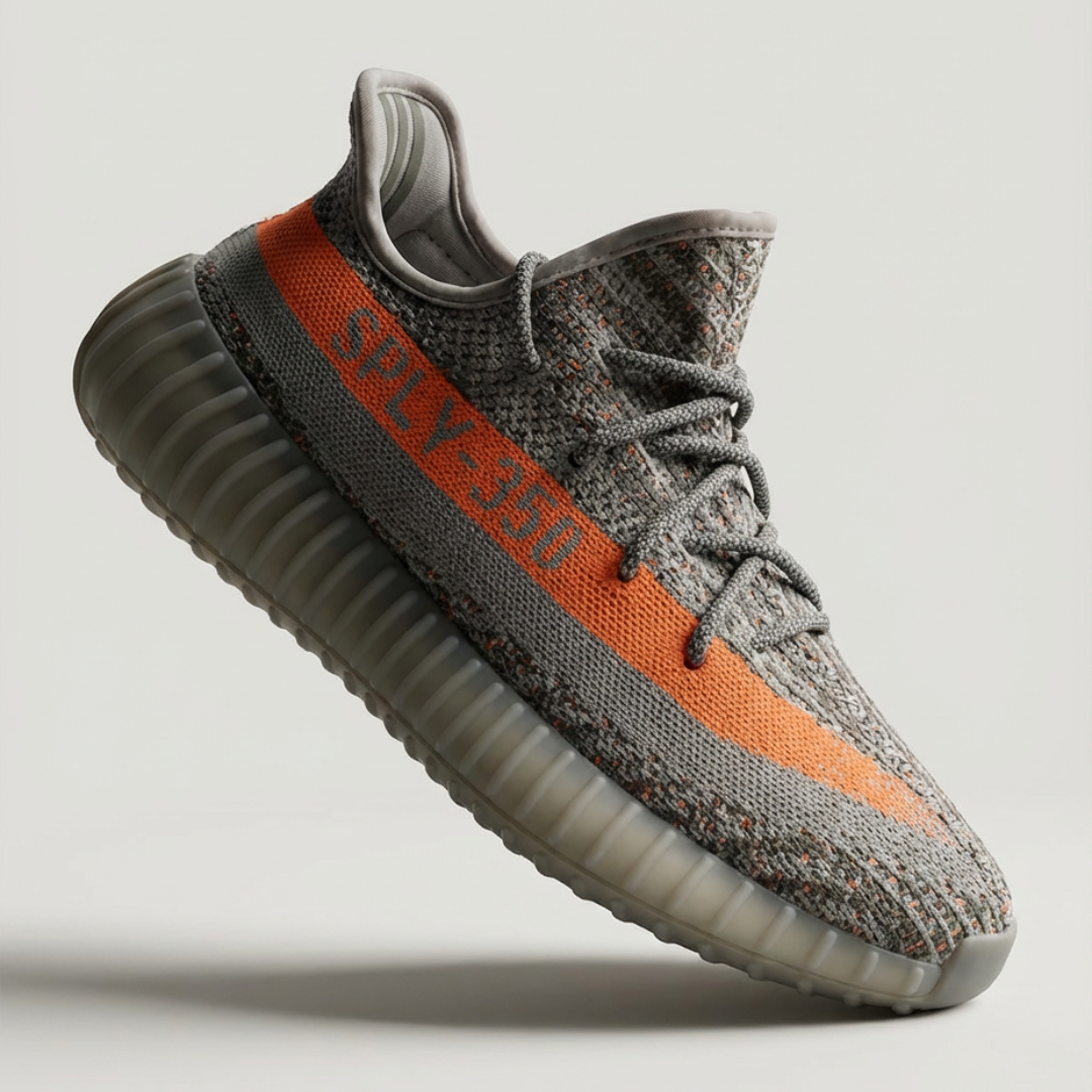 Kids-Women Yeezy Boost 350 V2 (Grey*Orange)