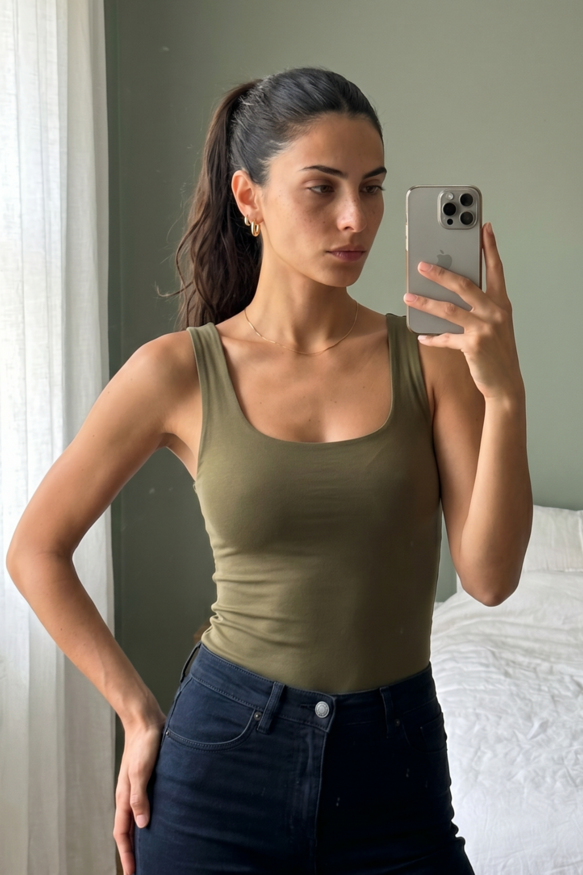 [ORIGINAL]Women Basic Top - NUT