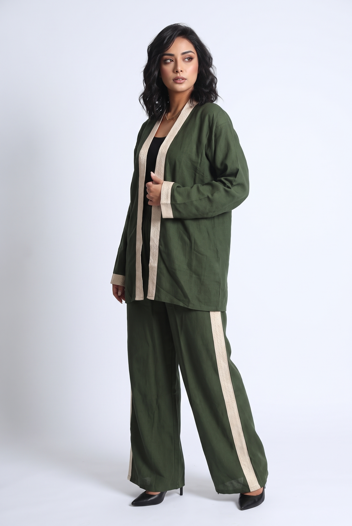 Women Ramadan Set (Oil Green)