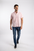 New-Men Regular Fit Short-sleeved Linen Shirt