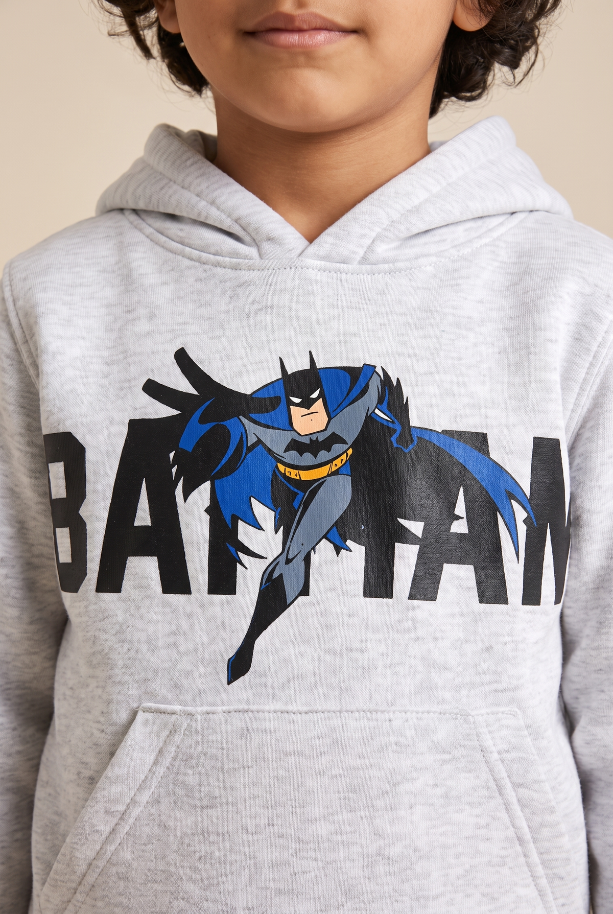 Kids Hoodie Batman (Grey)